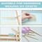 Wood Weaving Tools Set, with Crochet Needle and Comb Wooden Shuttles Stick for Inkle Loom Knitted DIY Craft Supplies